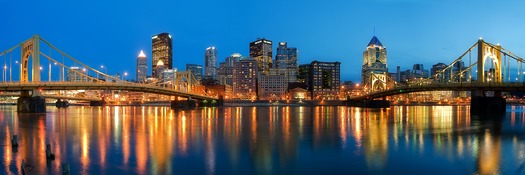 Skyline, looking from North Shore to Downtown