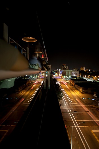 hotel duval nighttime streets