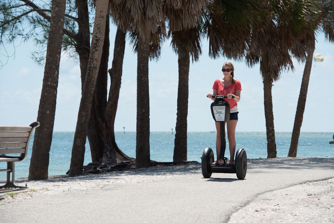 Segways by the Beach