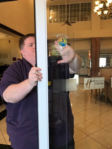 Window Cling in Action