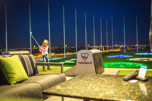 Topgolf Gilbert Girl Golfing