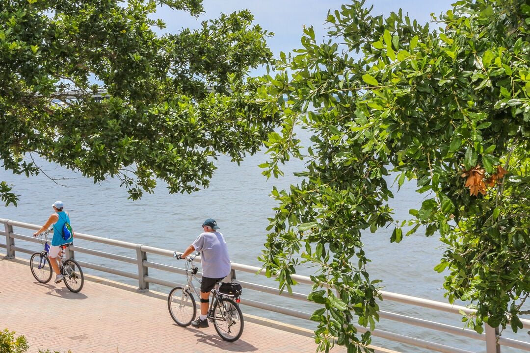 Bicylce on the Riverwalk