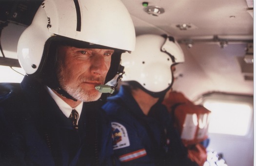 Historical - Dr Greg Powell in flight