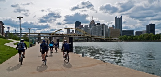 Biking on North Shore trail