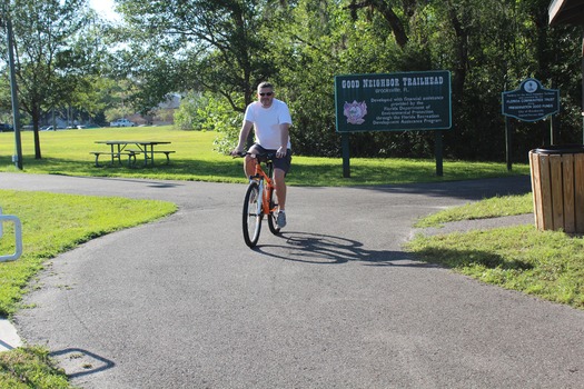 Ryan on bike at GNT