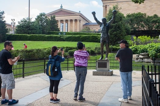 Rocky Statue