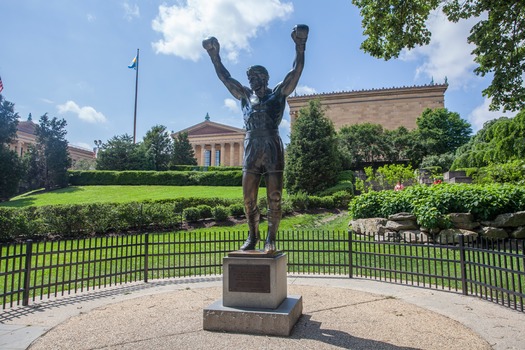 Rocky Statue