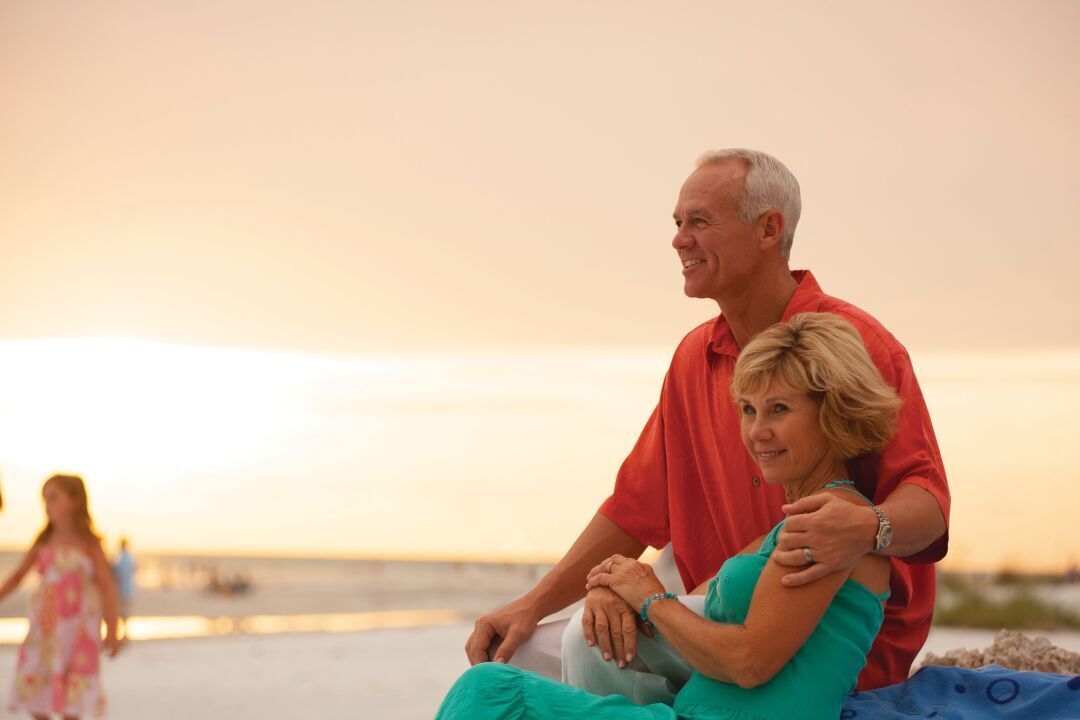 Sunset Older Couple