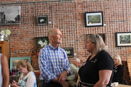 Govener Rick Scott at The Bistro