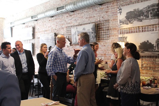 Govener Rick Scott at The Bistro