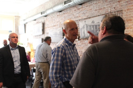 Govener Rick Scott at The Bistro