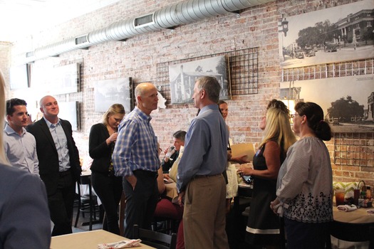 Govener Rick Scott at The Bistro