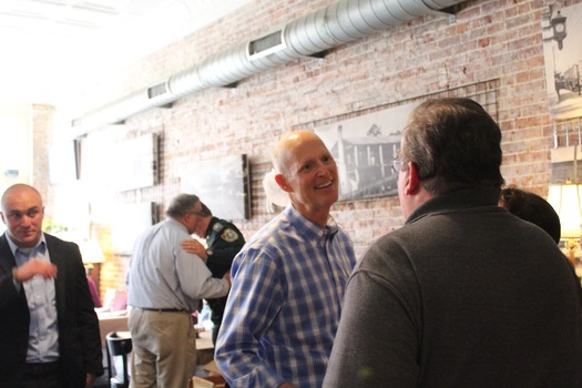 Govener Rick Scott at The Bistro