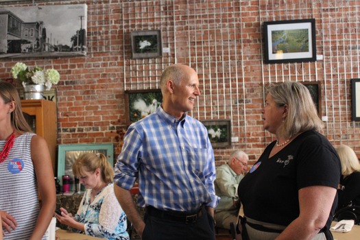 Govener Rick Scott at The Bistro