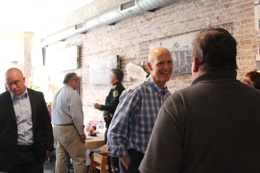 Govener Rick Scott at The Bistro