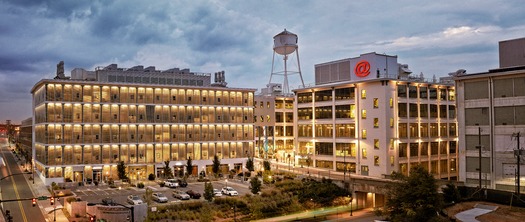 5 - Aerial View of Biotech Place and 525@vine at Night