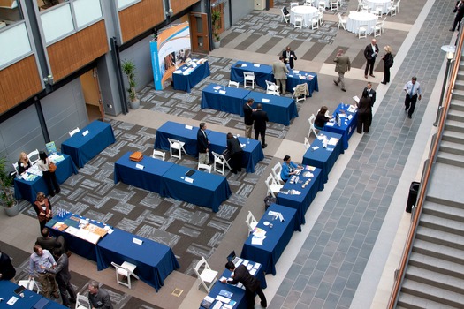 Biotech Place Set Up with Tables