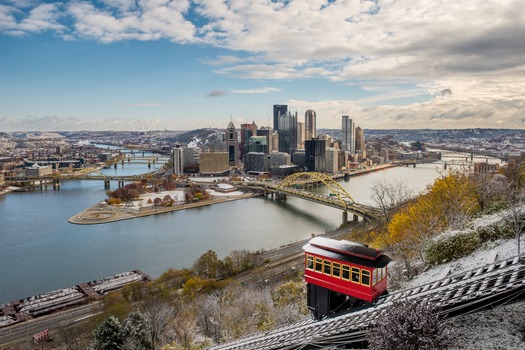 Skyline, Winter in Pittsburgh