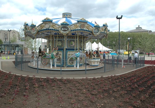 The PNC Carousel at Schenley Plaza