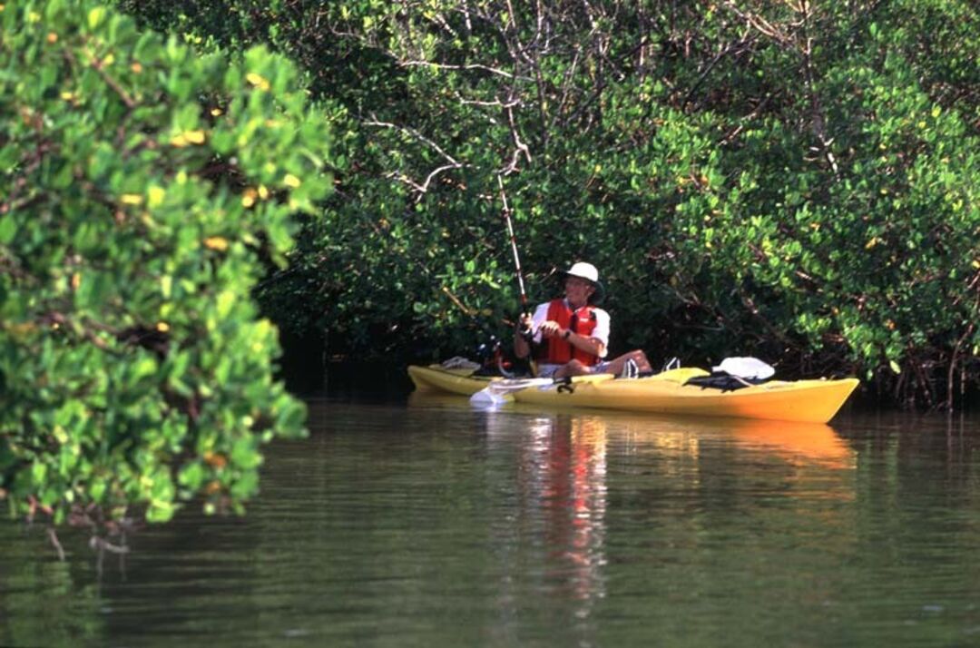 Fishing While Kayaking