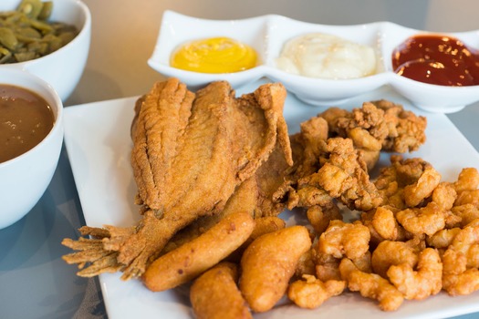 Forsyth Seafood fried platter 2