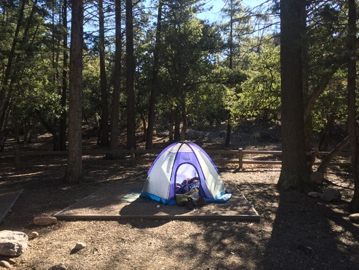 Chiricahua National Monument -  Bonita Canyon Campgrounds