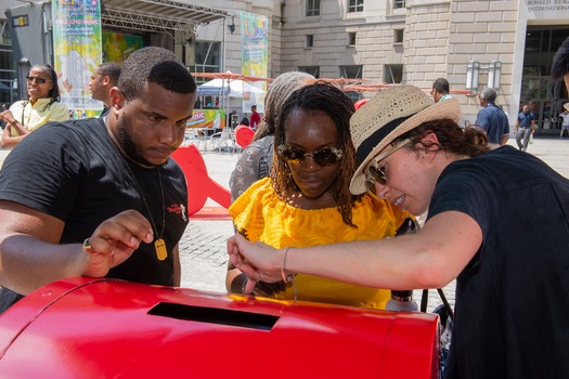 Homesick Philly Tour Woodrow Wilson Plaza