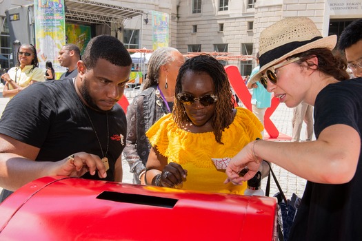 Homesick Philly Tour Woodrow Wilson Plaza