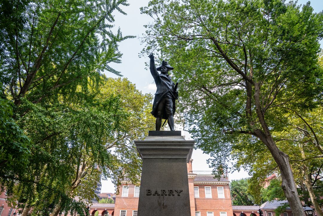 Commodore John Barry Statue