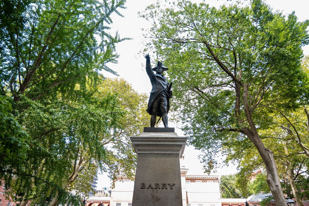 Commodore John Barry Statue