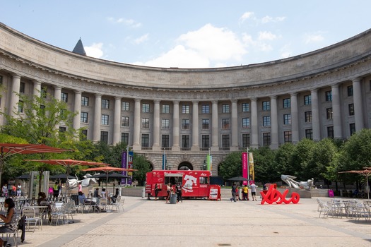 Homesick Philly Tour Woodrow Wilson Plaza