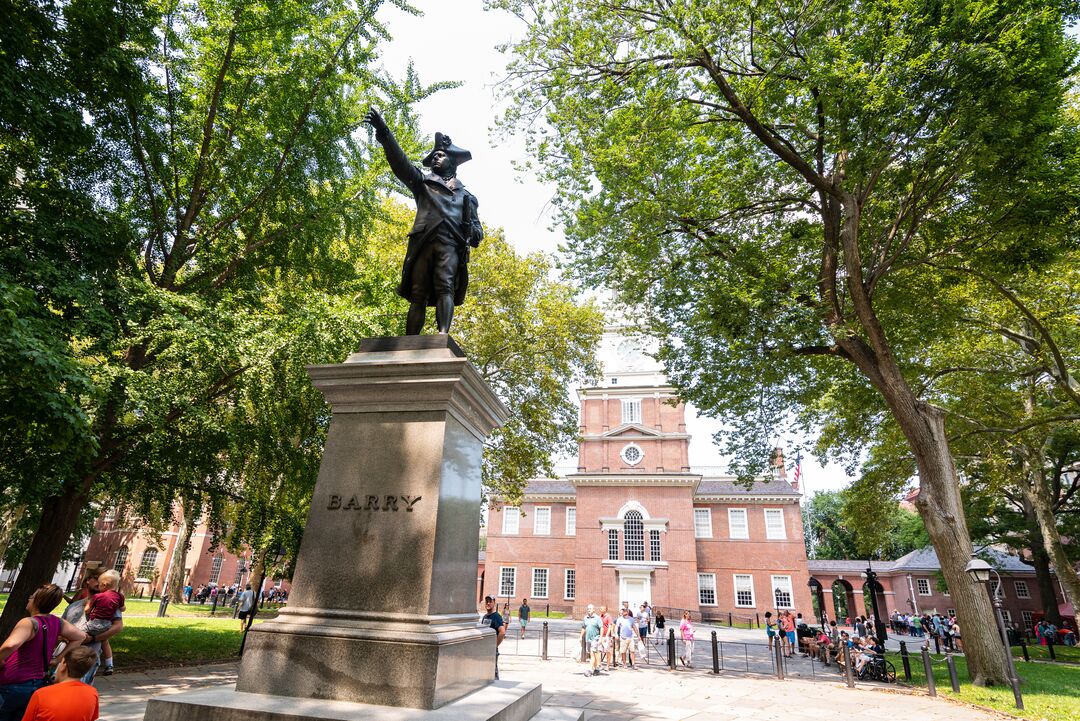 Commodore John Barry Statue