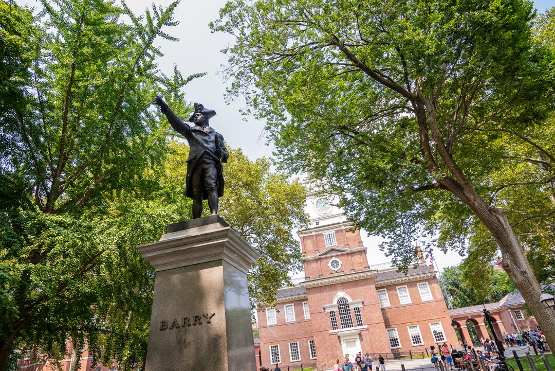 Commodore John Barry Statue