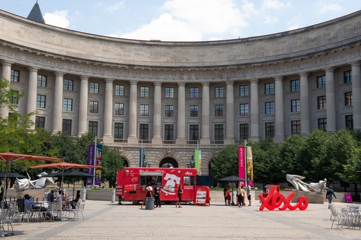 Homesick Philly Tour Woodrow Wilson Plaza