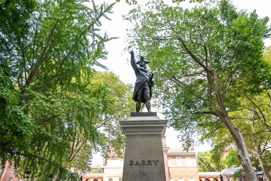 Commodore John Barry Statue