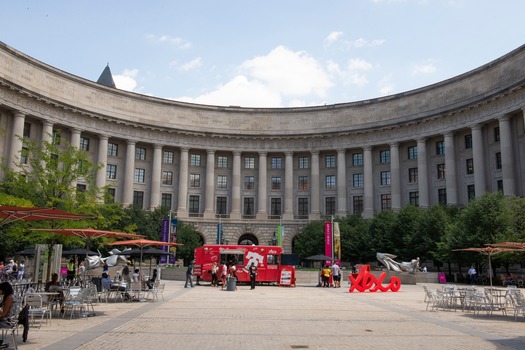 Homesick Philly Tour Woodrow Wilson Plaza