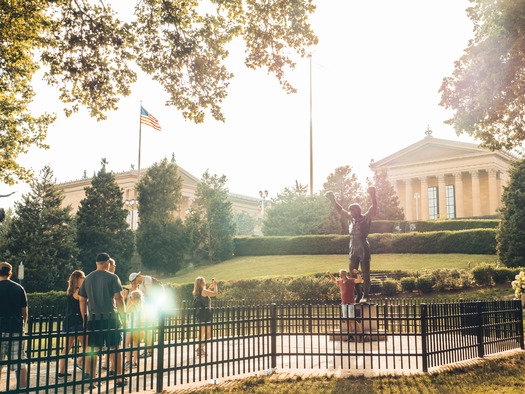 Rocky Statue