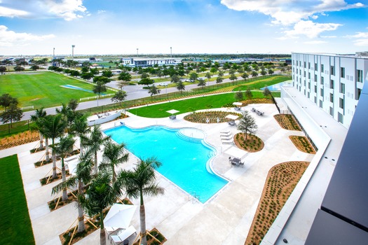 Legacy Hotel - Aerial Pool