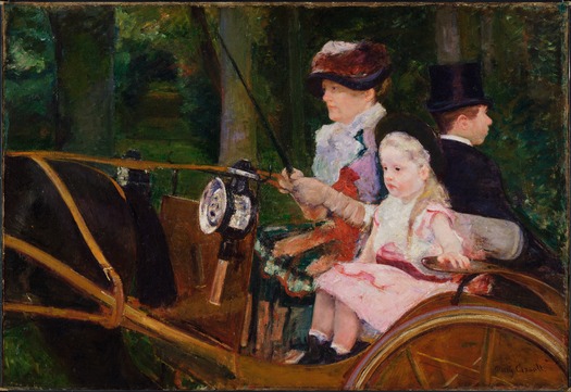 The Impression'ist's Eye: “A Woman and a Girl Driving,” Mary Cassatt, Philadelphia Museum of Art