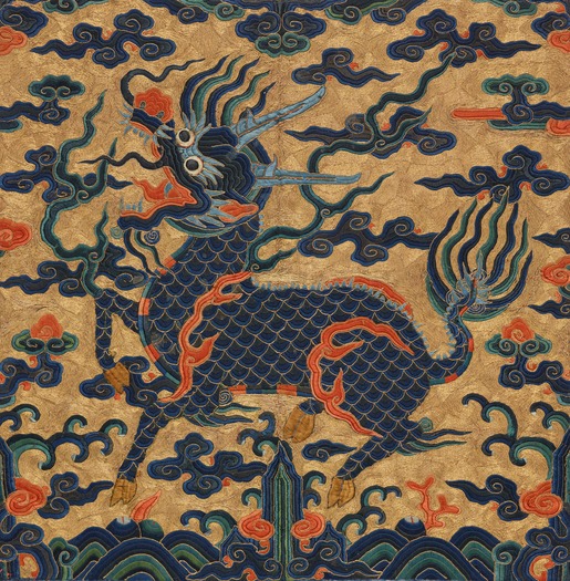 Rank Badge with Qilin, Philadelphia Museum of Art