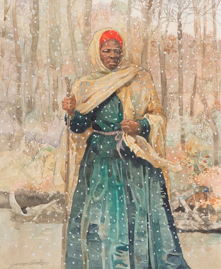 "Moses of Her People," Jerry Pinkney, Woodmere Art Museum