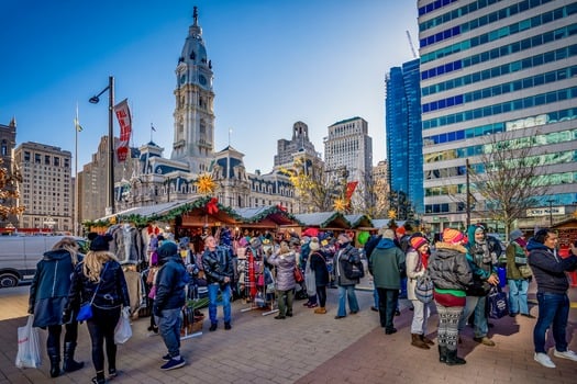 Christmas Village in Philadelphia