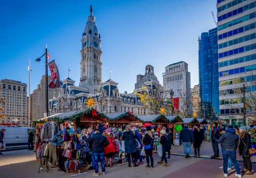 Christmas Village in Philadelphia