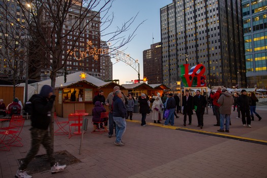 Christmas Village in Philadelphia