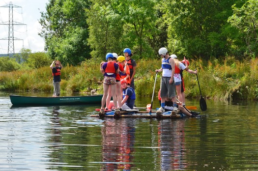 Summer Camp Lake Canoeing Outdoor Sailing Kids