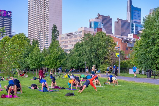 Yoga on the Banks