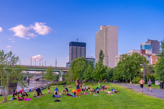 Yoga on the Banks