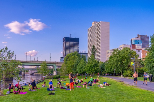 Yoga on the Banks