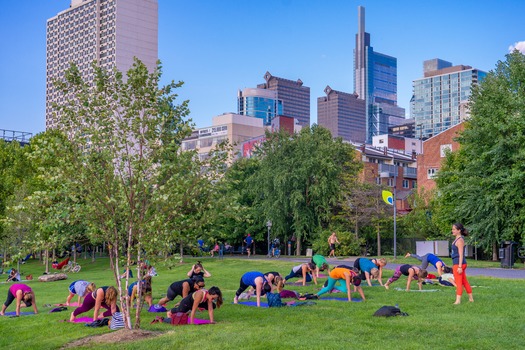 Yoga on the Banks