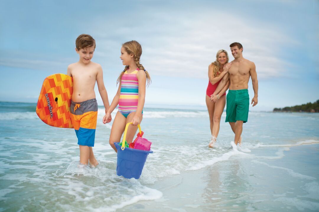 Beach Family - Strolling